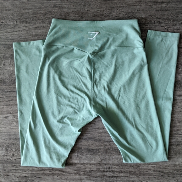 Green Gymshark Training Leggings M - Picture 9 of 10